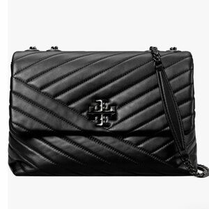 Tory Burch Kira Chevron Powder Coated Small Convertible Bag ✨Perfect Condition✨